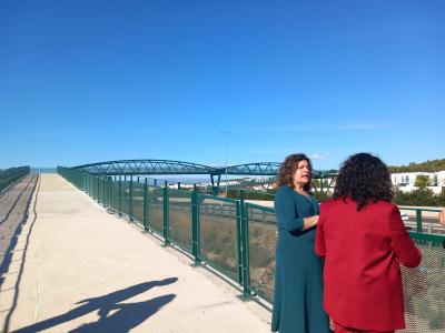 La Generalitat abre dos nuevas pasarelas peatonales para la CV-35 en Llíria y San Antonio de Benagéber